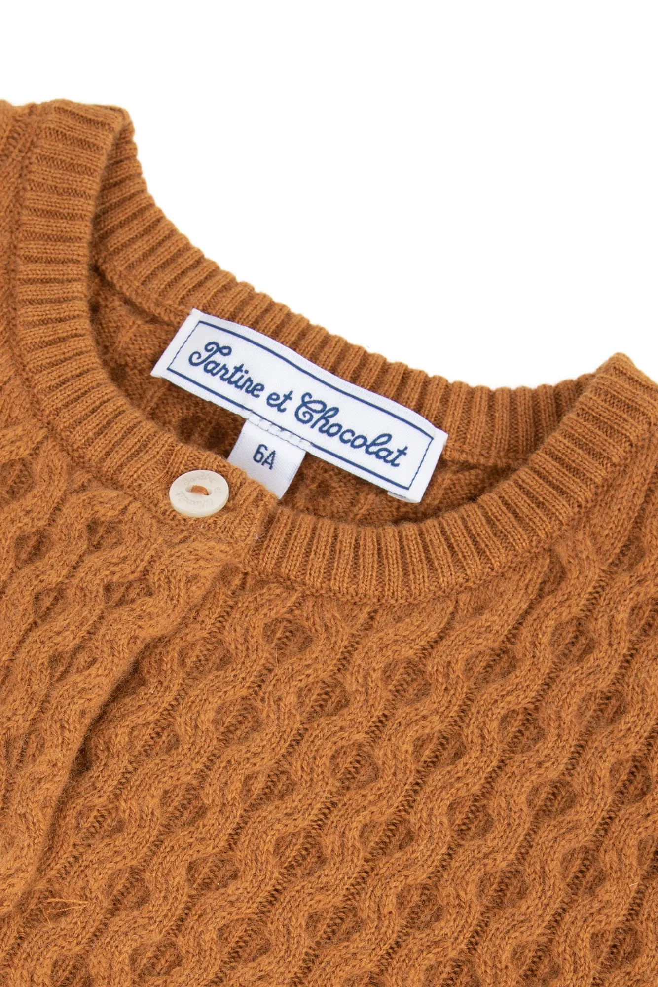 Cardigan - Ocre maille