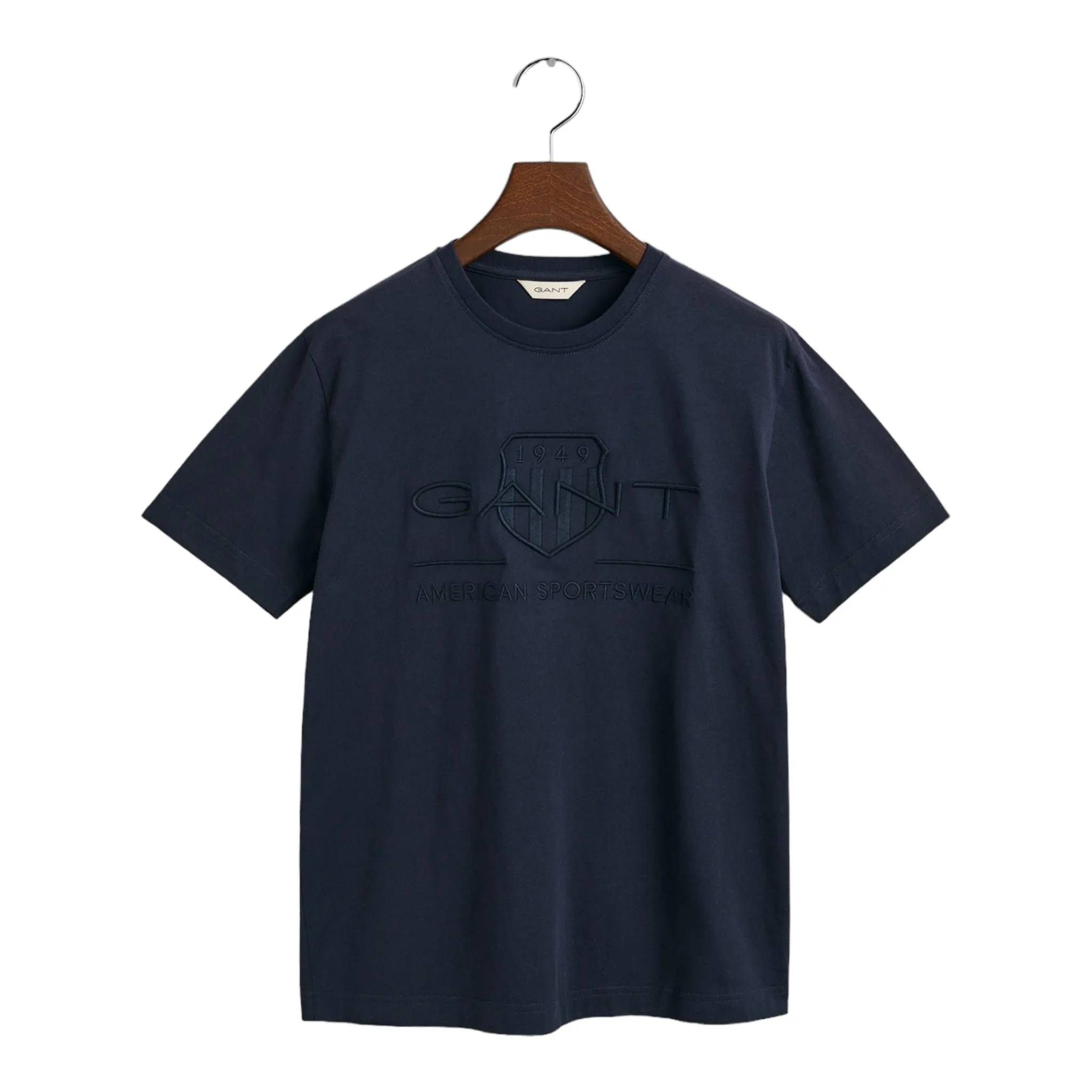 Gant - Navy SS T-shirt with tonal branding