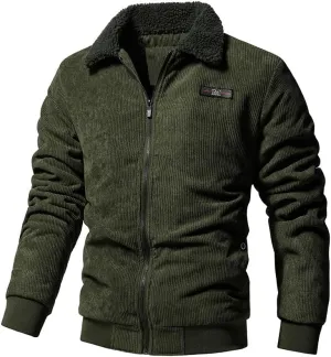 Teen Boys Puffer Jacket, Sports Zip Up Long Sleeve Parka Jacket Insulated Denim Jackets Fleece Lined Mens Vests Outerwear