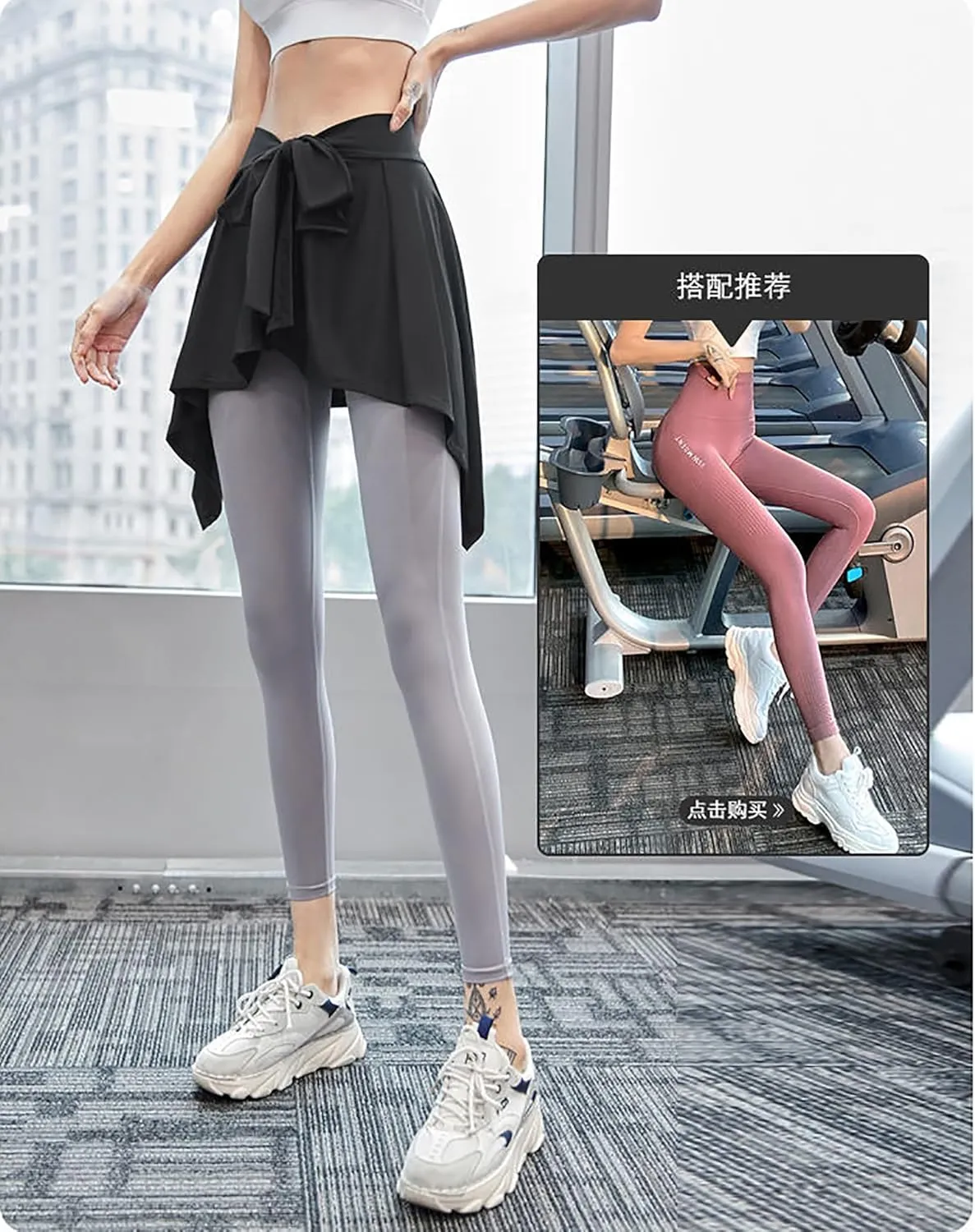 Women Yoga Ballet Wrap Skirt, Beach Cover Up Skirt, Athletic Skirt Sarong for Yoga Ballet Tennis Jogging